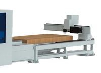 Machine à bois tout-en-un haute vitesse pour perçage et découpe double face, pour la production de MDF, produit automatique de haute précision