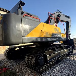 Excavadora de cadenas VOLVO EC480DL de 48T de alta calidad, modelo importado auténtico, ideal para trabajos de cimentación e ingeniería civil. - Product Image 1