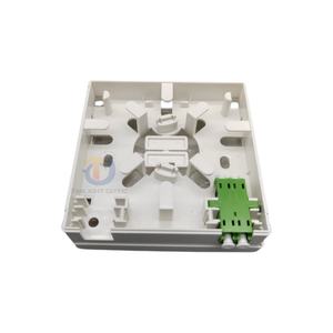FTTH Universal Fiber Face plate <span class=keywords><strong>Box</strong></span> Kunststoff <span class=keywords><strong>2</strong></span>-Port-Glasfaser-Wandsteckdosen Fdb Otb ATB Access Terminal <span class=keywords><strong>Box</strong></span> - Product Image 2