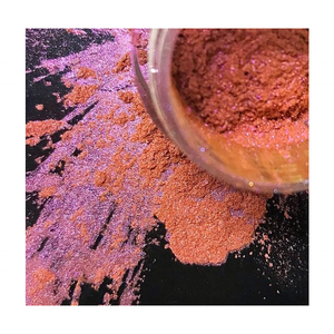 Polvo de Óxido de Hierro, Pigmento Cosmético Inorgánico, Color Cambiante, Grado Maquillaje, Tono Rojo Anaranjado - Product Image 2