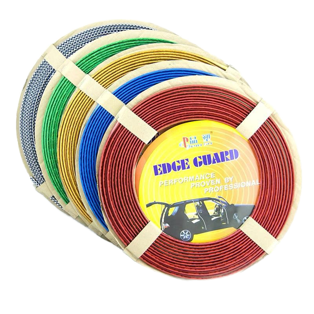 High Quality Car Door Edge Protector PVC U Shape Peeling Guard Strip 12 13 14 15m Bumper Scratch Protection