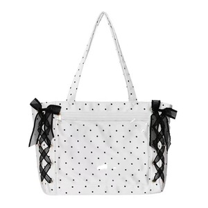Bolsa de Compras PLAYMAX Personalizada de Gran Capacidad, Bolsa de Lona con Diseño de Puntos, Bolsa de Hombro Estilo Boston con Correa para el Hombro para Estudiantes - Product Image 1