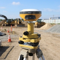 Récepteur GPS Hi-Target V5 V600L Rover GNSS RTK avec laser, double caméra, visualisation visuelle, IMU, mesure d'inclinaison, étanchéité IP68, précision de 2 cm, 1408 canaux