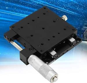 X Lineaire Trap, <span class=keywords><strong>Micrometer</strong></span> Handmatige Precisie Lineaire Translatie Trap Verplaatsing Trimlager Glijtafel X As 80X80Mm - Product Image 4