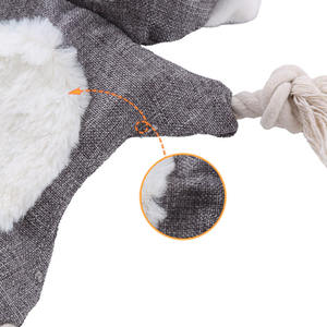 All'ingrosso forniture per animali domestici giocattoli di peluche a forma di scoiattoli e volpi con carta scricchiolante BB e abbaiare giocattoli - Product Image 3