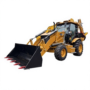 รถตักล้อยาง JCB 3CX ขนาด 7 ตัน พร้อมบุ้งกี๋และอุปกรณ์ตักดินด้านหน้า เครื่องยนต์คัมมินส์ สีเหลือง - Product Image 1