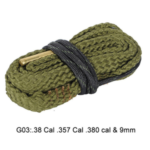 Limpiador de Cañones Reutilizable Personalizado, Cuerda Trenzada Multicalibre con Cepillo de Cobre para Equipo de Exterior - Product Image 3
