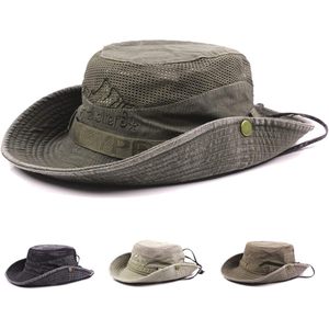 Chapeau de pêcheur à large bord pour homme FOXA, respirant, en maille, pour activités de plein air, safari - Product Image 4