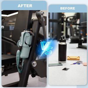 Sac de sport pour homme avec 5 aimants intégrés, porte-bouteille, poches pour téléphone, bandoulière, doublure en polyester, accessoires magnétiques - Product Image 6