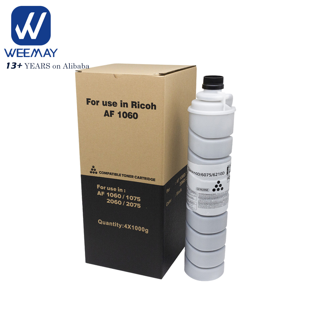 Картридж с тонером Weemay 6110d 6210d, черный, совместимый с Ricoh Aficio MP 1075 2051 2075 6001 6500 7000 7500 9001 9002
