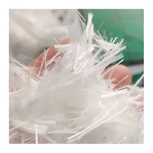 Le fabricant produit des fibres personnalisées résistantes aux fissures pour béton de mortier Fibre de béton en polypropylène