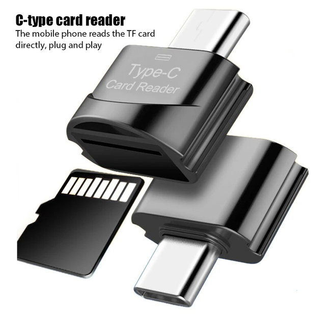 Card Reader USB 3.0 Type C TF OTG Smart Memory Adapter Laptop Computer