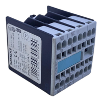 3RH1911-2FA11 10A, 240V DC-13/AC-15 Bloc de commutation auxiliaire pour contrôleur PLC, Neuf, Original, de marque, pour entrepôt, Contrôleur de programmation PLC