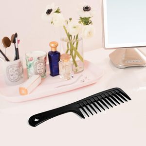 Peine de Plástico <span class=keywords><strong>para</strong></span> Cabello con Logotipo Personalizado, Multicolor, de Dientes Anchos y Planos, <span class=keywords><strong>para</strong></span> Peinar y Cortar el Cabello en Casa o Salón de Belleza - Product Image 4