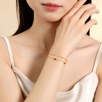 Bracelet en argent sterling 925 plaqué rhodium avec agate, motif cœur, double chaîne fine, pour femme, doux, romantique, parfait