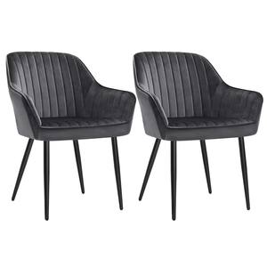 Mid Century Classic Upholstered Hotel <b>Armchair</b> Fabric Velvet Dining Room Chairs for Home Kitchen - Product Image 1