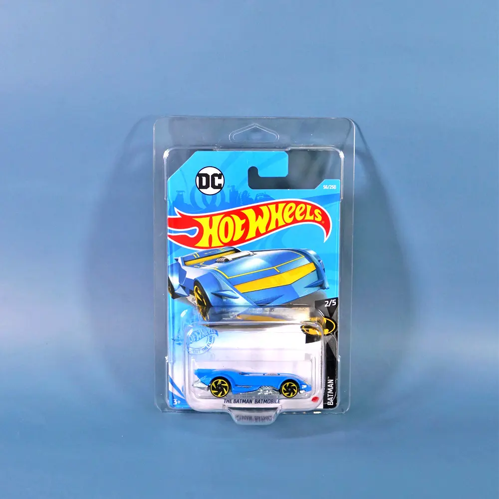 Bandeja de bolhas Hotwheels personalizada para impressão de cartões coloridos protetor de exibição de roda de plástico com conchas de moluscos