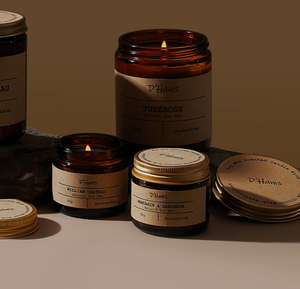 Bougie d'extérieur Osmanthus pour Glamping et B&B, en pot de verre dégradé, vente en gros, pour décoration de terrasse et ambiance feu de camp - Product Image 3