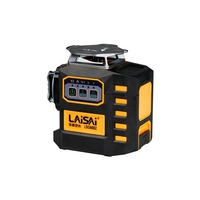 Niveau Laser Laisai LSG6682 Lignes Croisées 360 Auto-Nivelant 12 Lignes Vertes Équipement d'Arpentage 3D Niveau Optique