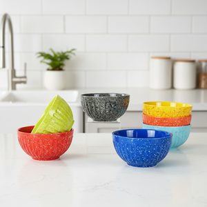 Meistverkauftes Modernes Umweltfreundliches Anpassbares Farbiges 6,5 Zoll Steinzeug Langlebiges Müsli- und Kerzenschalen-Set - Product Image 4