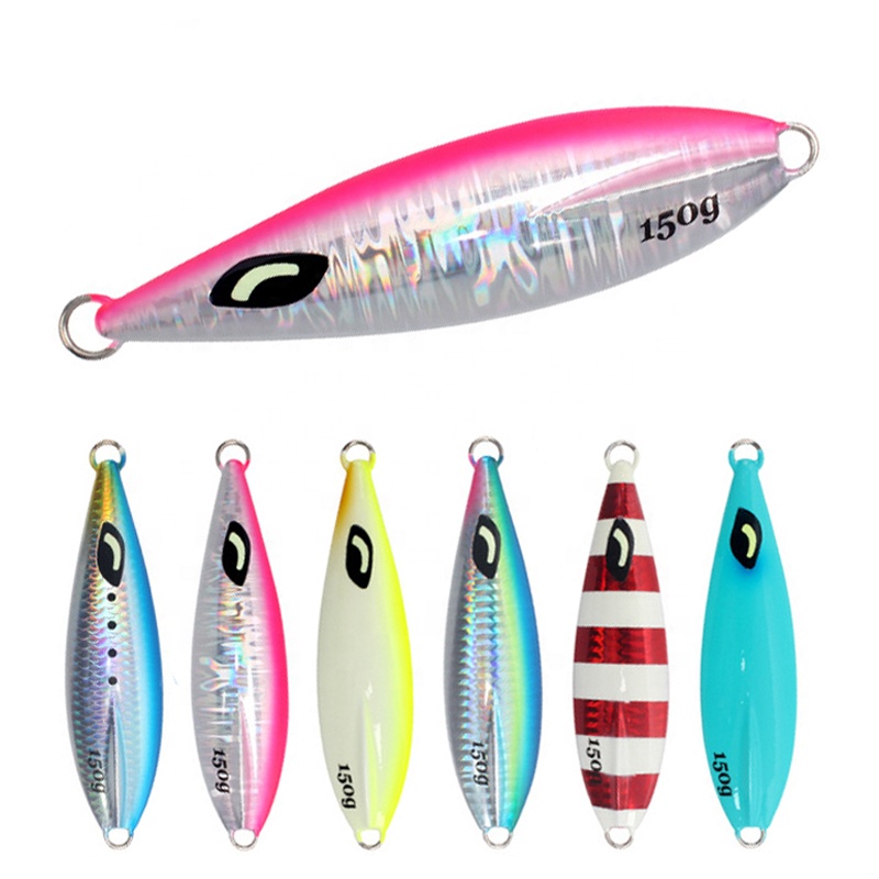 Jigs coulants, leurres en métal à chute lente pour lancer sur de