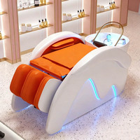 Chaise de lavage de cheveux électrique de luxe pour salon de beauté, vente chaude 2025, fauteuil de spa pour la tête, lit de massage, chaise de lavage de cheveux pour le spa de la tête