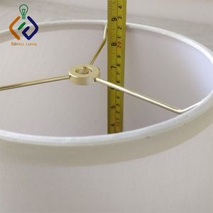 Trang Trí Bảng Sàn Đèn Tường Vòng Vải Pantone De Lamparas Trong Lino Đèn Linen Bóng Đèn Với Khung Kim Loại - Product Image 5