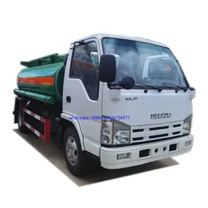 나이지리아에서 4000L 5000L 일본 소형 연료 유조선 트럭 일본 모바일 연료 디스펜서 트럭