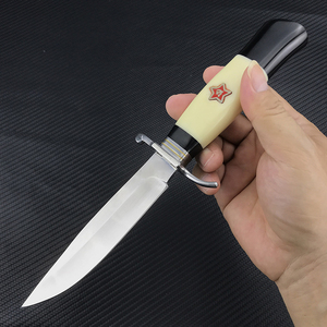 Cuchillo Táctico de Supervivencia de Alta Calidad con Clip para Funda, Hoja Recta de Acero Inoxidable, Mango de Resina, para Caza, OEM, DIY 1 - Product Image 3