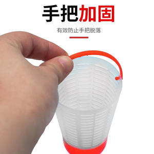 อุปกรณ์ใส่เหยื่อแบบใสสำหรับลูกแบดมินตัน ขนาดใหญ่ กลาง เล็ก เรือตกปลาบังคับวิทยุพลาสติก - Product Image 1