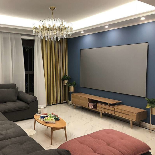 Laser <strong>TV</strong> <strong>Projector</strong> Screen <strong>100</strong> <strong>Inch</strong> ALR Fixed Frame Screen Ultra-Short-Throw <strong>Projectors</strong>