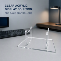 Support d'affichage pour manettes de jeu rétro modernes, support d'affichage pour manettes PS4 PS5, support transparent en acrylique pour manettes de jeu