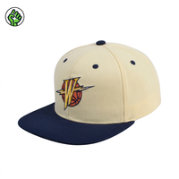 Casquette Snapback Unisexe Personnalisée de Haute Qualité, 6 Panneaux, en Denim Dobby, avec Motif Lettres et Broderie Main, Réglable, Tendance, pour Activités Extérieures et Fêtes