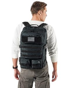 <span class=keywords><strong>Sac</strong></span> <span class=keywords><strong>à</strong></span> <span class=keywords><strong>dos</strong></span> tactique vintage pour hommes et femmes, <span class=keywords><strong>50L</strong></span>, doublure en polyester imperméable, fermeture <span class=keywords><strong>à</strong></span> glissière, <span class=keywords><strong>sac</strong></span> <span class=keywords><strong>à</strong></span> <span class=keywords><strong>dos</strong></span> multifonctionnel pour l'extérieur - Product Image 6