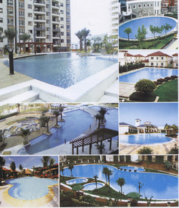 โรงงานผลิตแผ่นรองสระน้ำ ฟิล์มสระน้ำแบบกำหนดเอง ป้องกันคลอรีน ป้องกันการเสื่อมสภาพ ลายระลอกน้ำ โมเสค ความหนา 1.5 มม. 1.65 มม. กันลื่น - Product Image 6