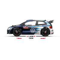 Voiture RC MJX Hyper Go 14304 Volkswagen Polo R WRC 1/14, voiture RC haute vitesse sans balais, simulation de voiture tout-terrain avec ESC indépendant