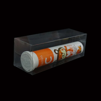Boîte d'emballage étanche en PVC transparente, coffret en plastique PET pour cadeaux/bijoux/bonbons, boîte carrée et pliable