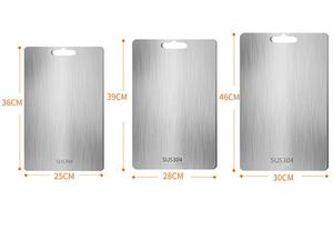 Roestvrijstalen Keuken Snijplank Geavanceerde Hygiëne En Duurzaamheid Snijmat Roestvrijstalen Snijplank W24-694 - Product Image 2