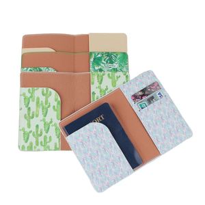 Custom Wholesale <b>Waterproof</b> PU Leather Travel <b>Wallet</b> Cover UV Printed Vintage Style Passport Holder Fashionable Color Options - Product Image 3