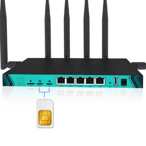 ZBT 1200mbps千兆路由器openwrt无线wi-fi 4g绑定负载平衡双sim 4g lte路由器