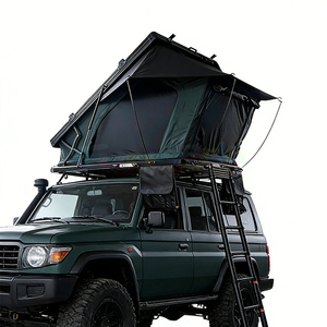 Carpa de Techo Rígida para Auto, Bolsa para Zapatos para Exteriores, Tenda Da Tetto Per Auto, Carpa de Camping para Auto, Carpas de Techo Rígidas de Aluminio con Escalera - Product Image 4