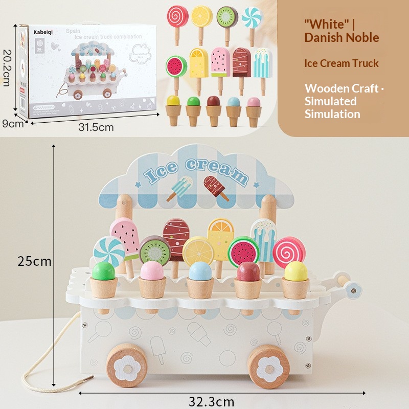 Danish aristocratic ice cream truck (white) 1.28kg