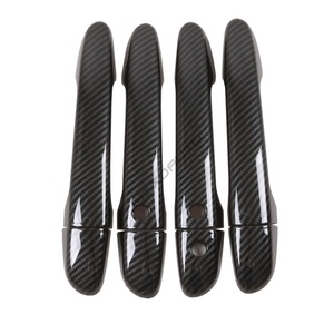 Couvre-poignée de porte style carbone WZXDAUTO, autocollant décoratif extérieur pour accessoires de voiture pour 3 6 CX-5 CX-3 CX-9 - Product Image 4