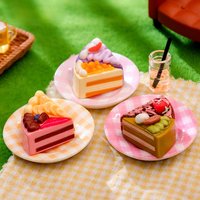 Groothandel 3D brood cake hars bedels fruit chocolade miniatuur figuurtjes ornamenten DIY poppenhuis hars knutsels voor DIY maken
