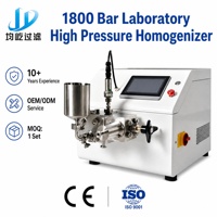 Homogénéisateur de laboratoire haute pression 1800 bars pour nano-émulsion et lyse cellulaire