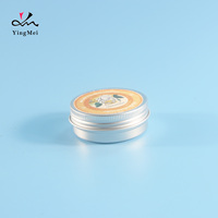 Pot en aluminium personnalisé imprimé sérigraphié, avec couvercle à vis, surface polie, estampage à chaud, pour shampoing, crème cosmétique, qualité alimentaire, direct usine