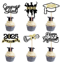Abschluss saison Cake Toppers Party Dekoration für Abschluss feier Dessert Tisch Plug-in Kuchen Dekorieren Lieferungen