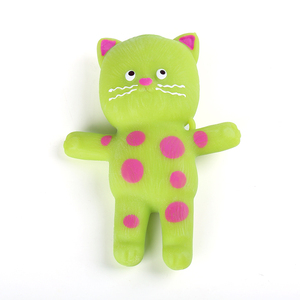 Juguetes Antiestrés OEM <span class=keywords><strong>Wave</strong></span> Point Happy Cat, Peluches de Animales de Peluche, <span class=keywords><strong>Slime</strong></span> de PVA, Juguetes Sensoriales para Niños - Product Image 4