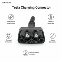 Adaptor Tesla Model 3 Nema untuk Tesla EU 16A Schuko IP44 Adaptor Gen 2 Konektor Universal Mobile 16A Adaptor Tail