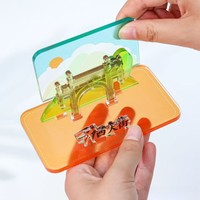 Support en acrylique transparent personnalisé, découpe CNC, impression UV CMJN, figurine d'anime japonaise